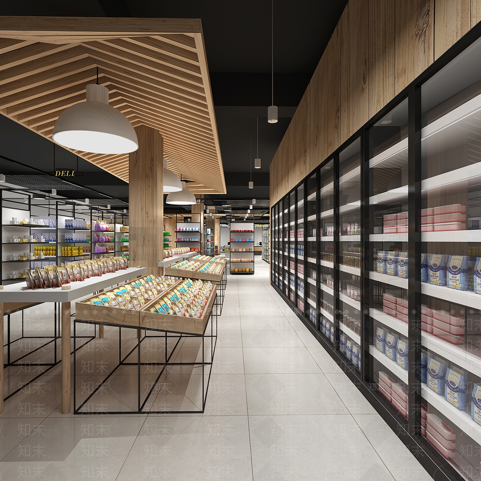 现代超市3D模型下载【ID:552866337】