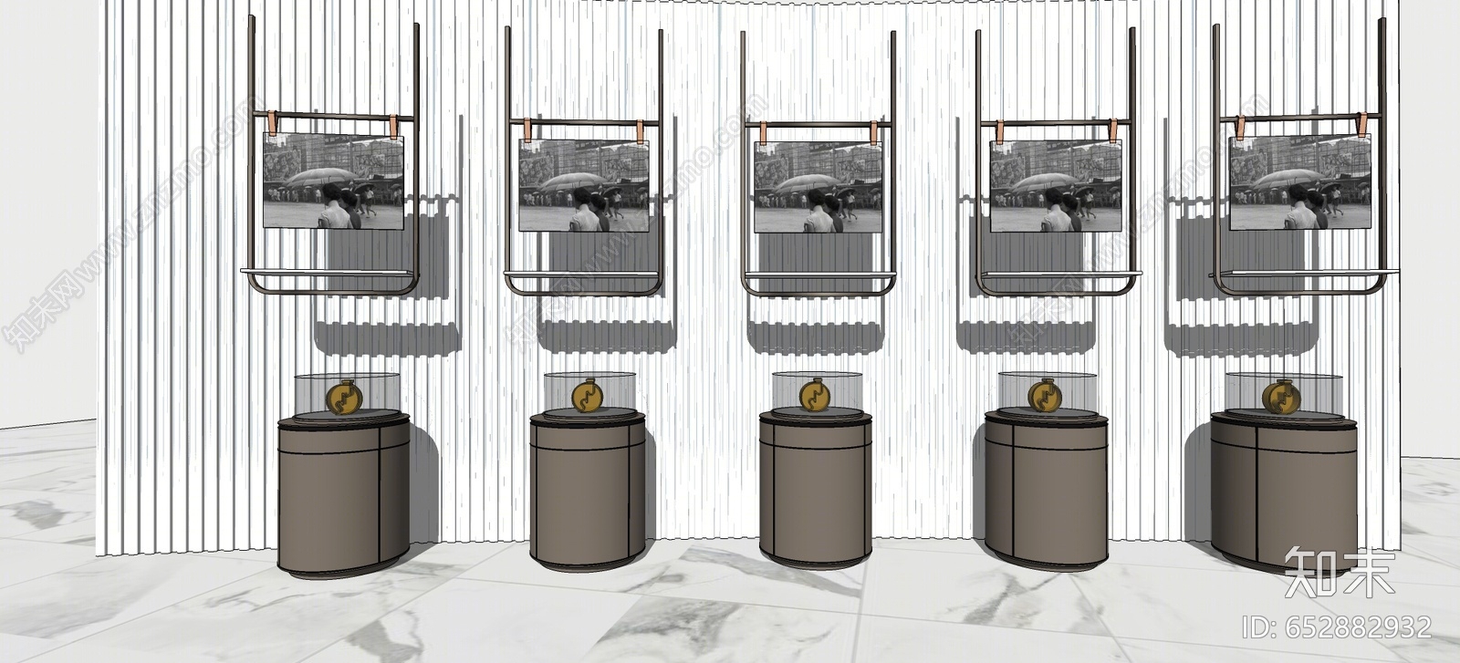 现代风格珠宝柜台SU模型下载【ID:652882932】