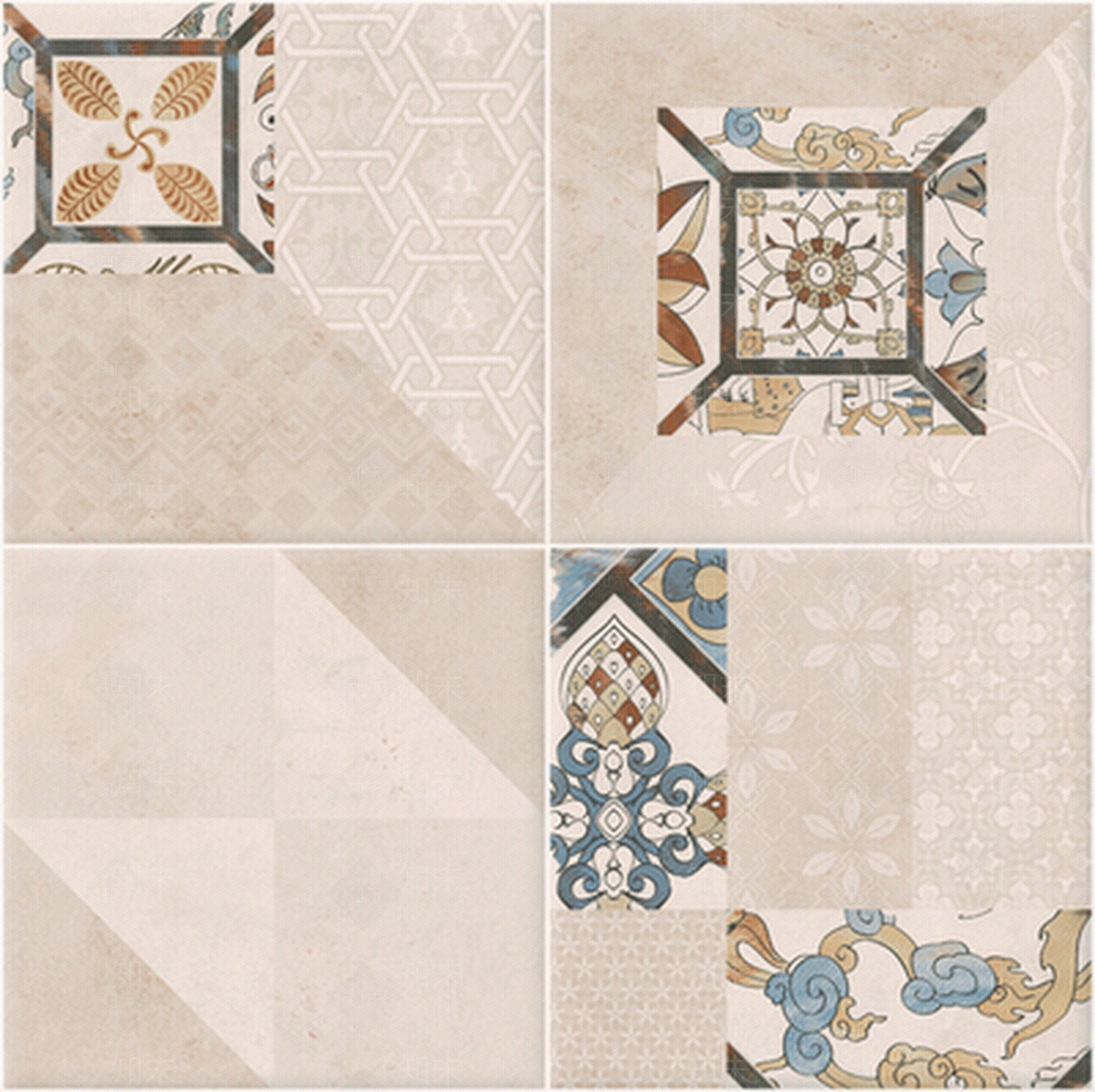 配套地爬墙（欧式简约风）哑光面贴图下载【ID:352893716】