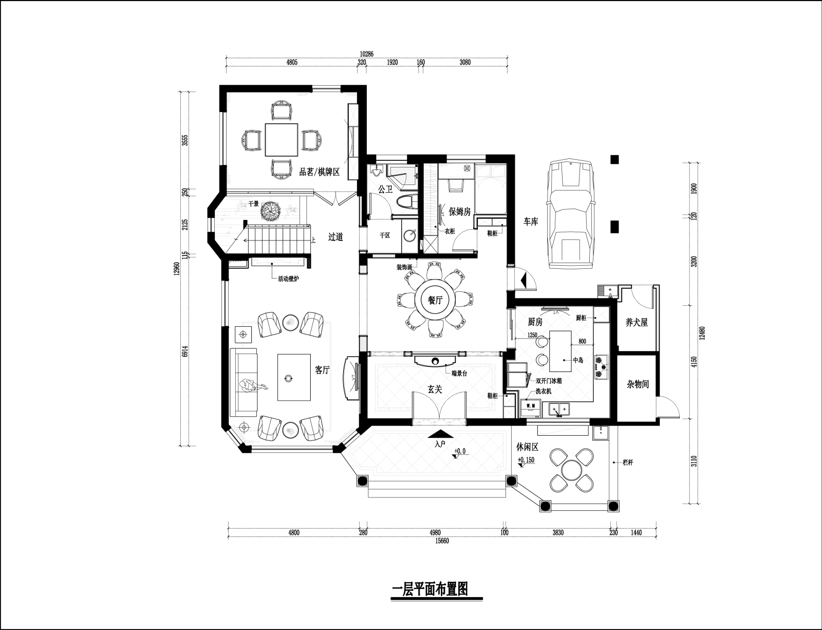 11套别墅大宅室内CADcad施工图下载【ID:552920446】