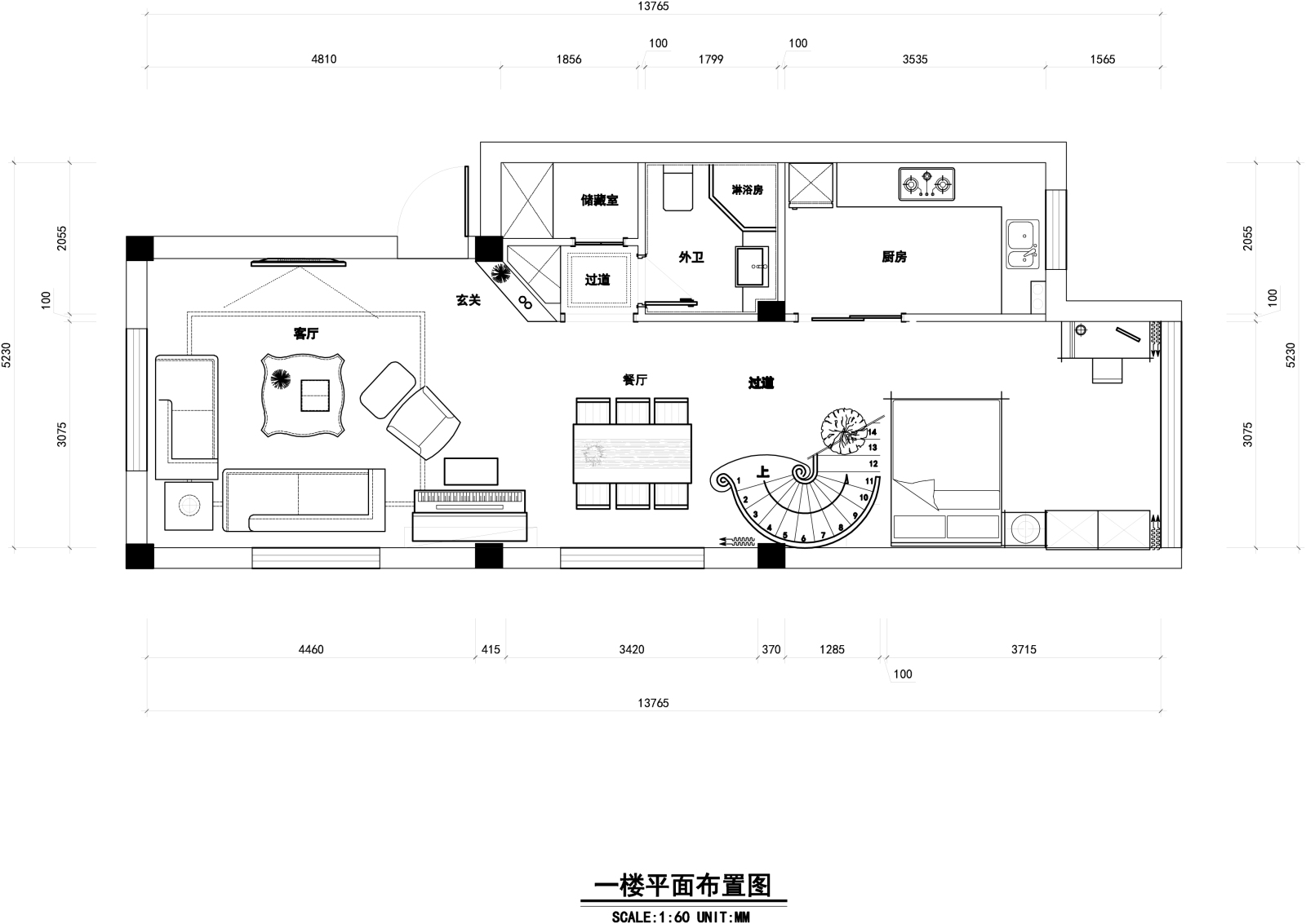 11套别墅室内CAD施工图下载【ID:552920469】