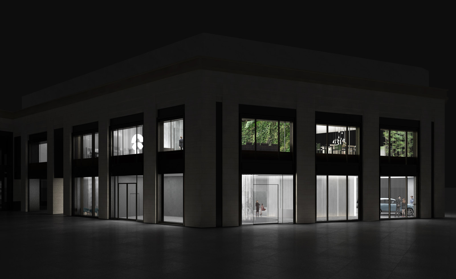 汽车展厅cad施工图下载【ID:753009668】