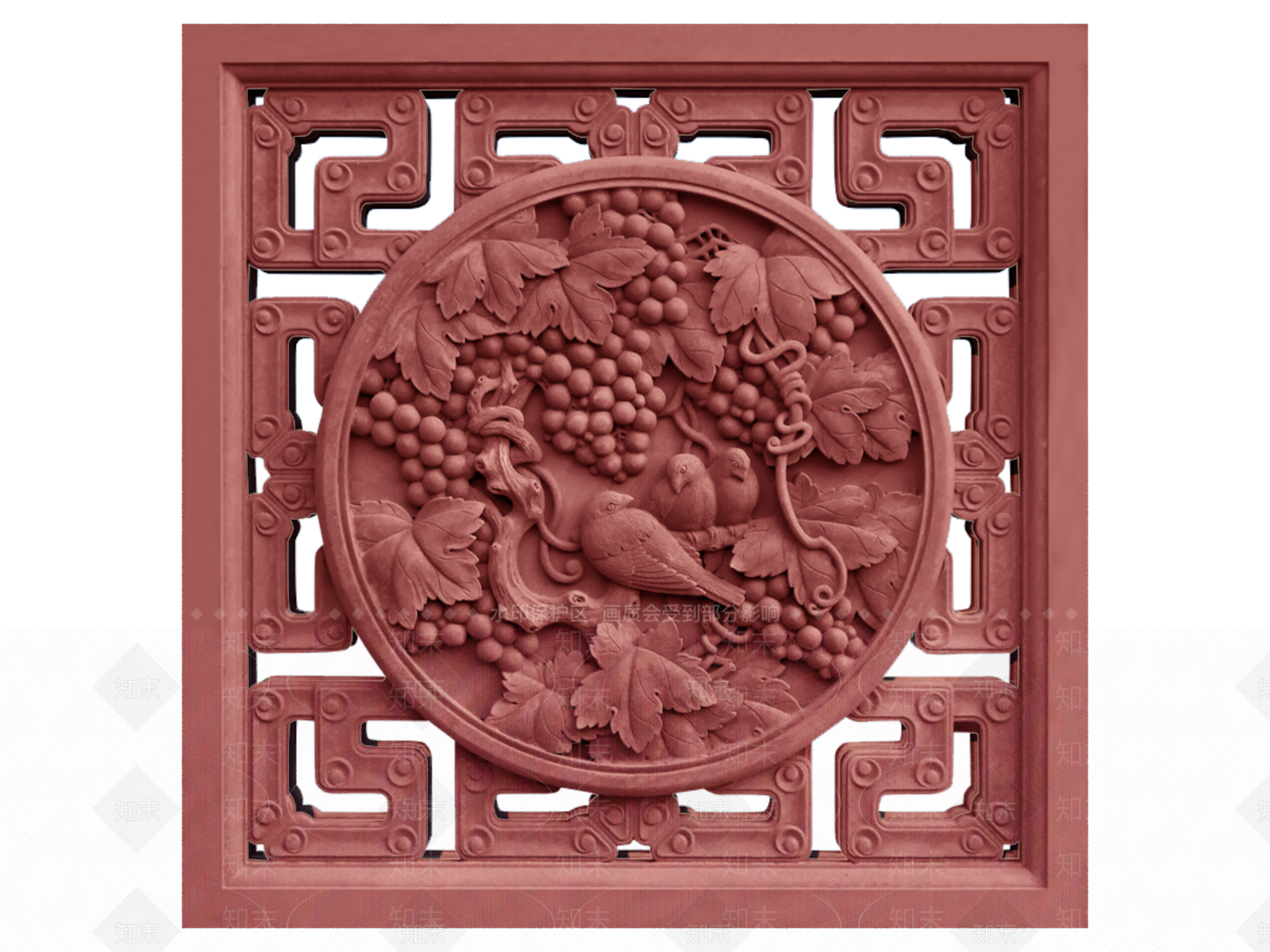 中式风格浮雕SU模型下载【ID:653016663】