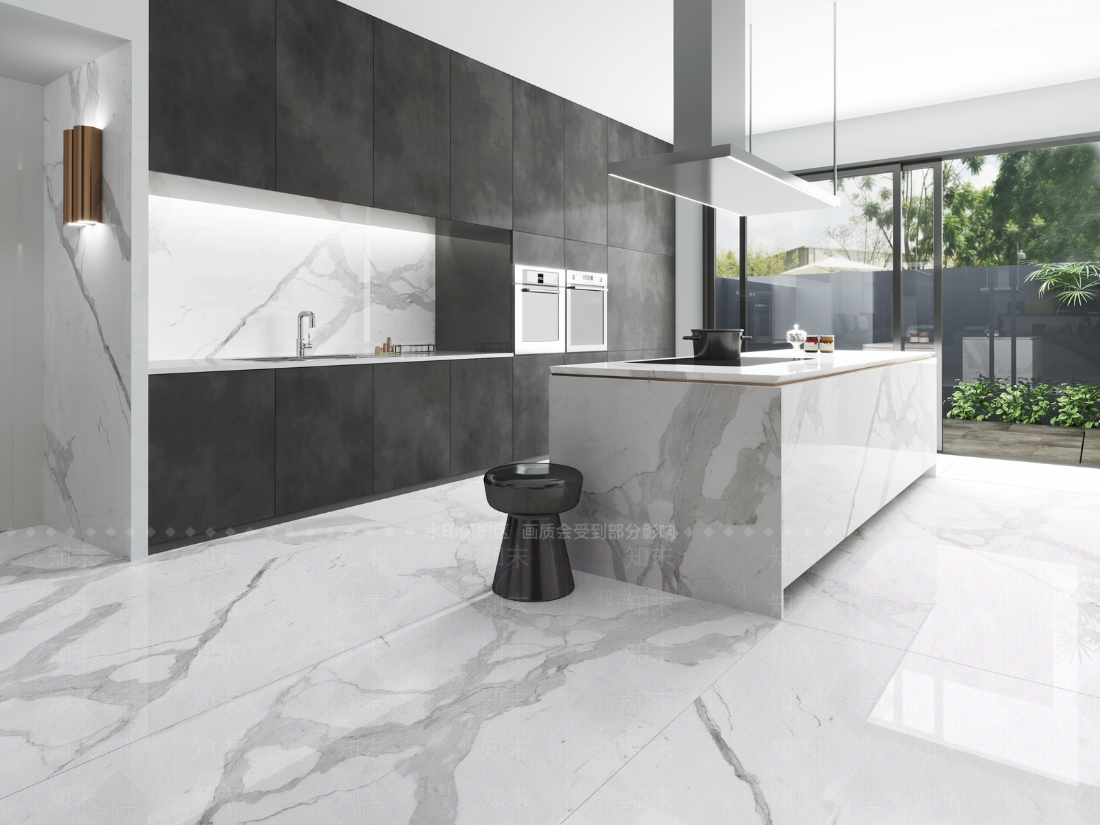 后现代风格厨房3D模型下载【ID:553049092】