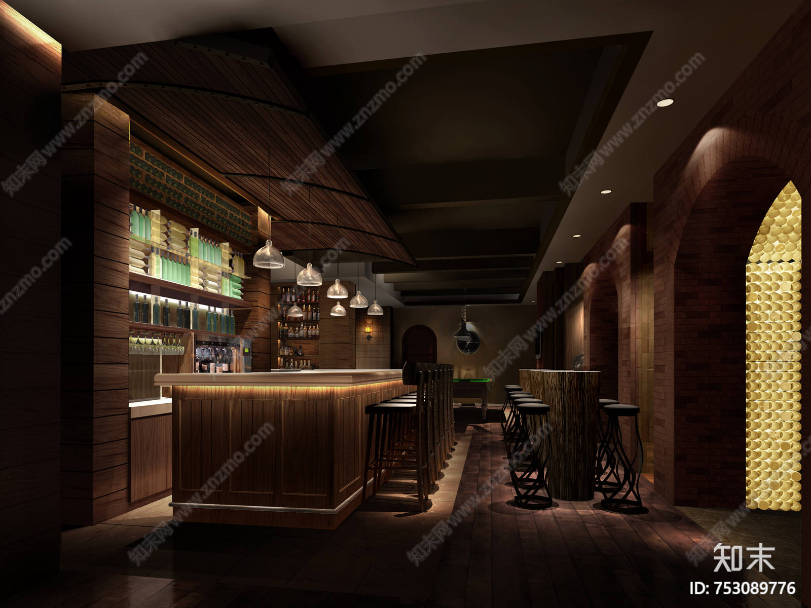 20套服装店＋生活馆＋养生馆＋专卖店＋理发店＋酒吧CAD施工图施工图下载【ID:753089776】