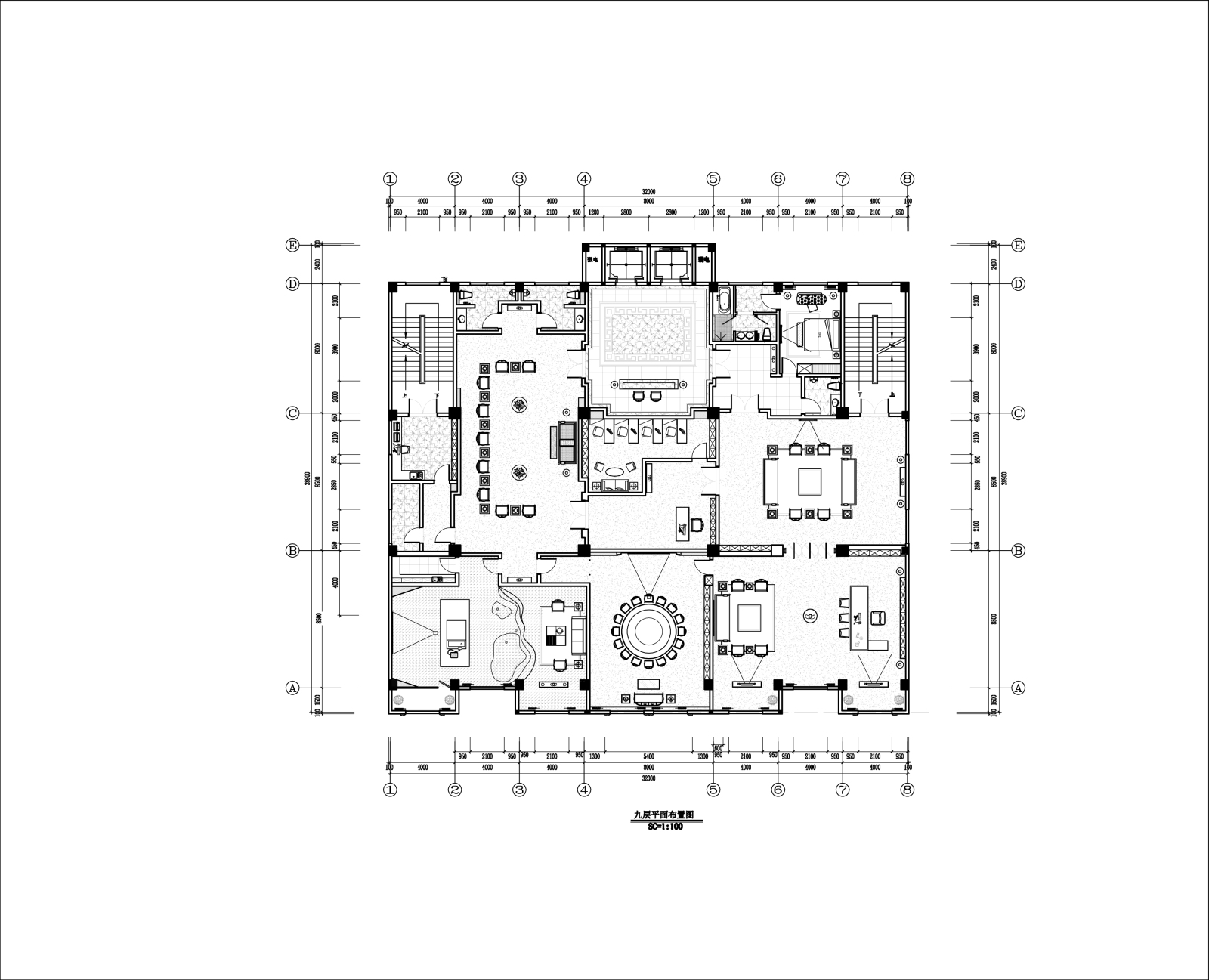 9套企业展厅展厅CAD施工图cad施工图下载【ID:753105613】