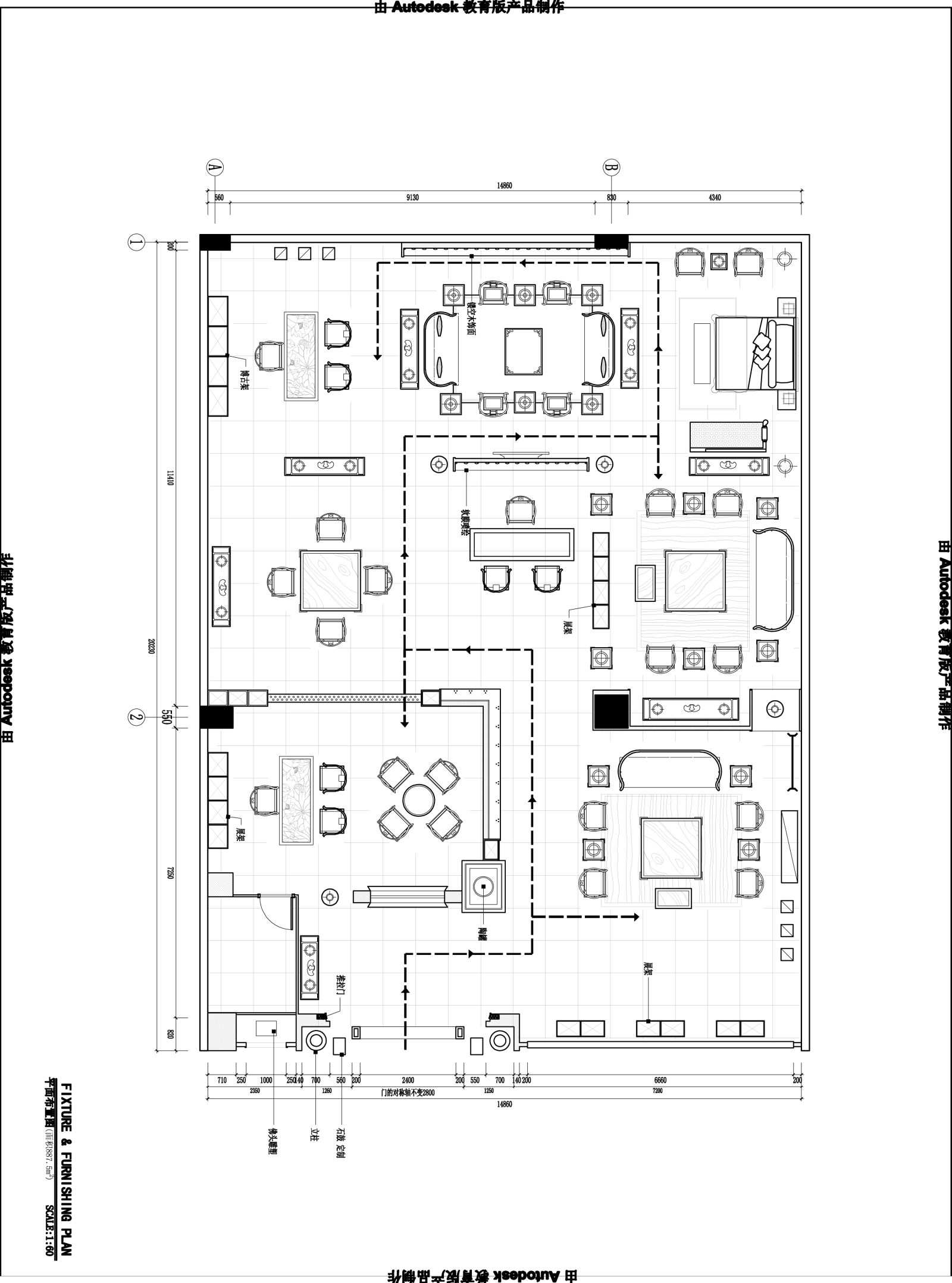 9套企业展厅展厅CAD施工图cad施工图下载【ID:753105613】