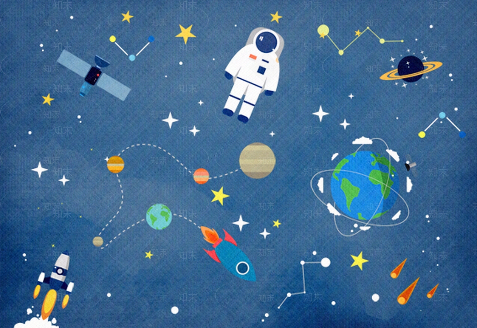 儿童墙面壁画贴图下载【ID:253130996】