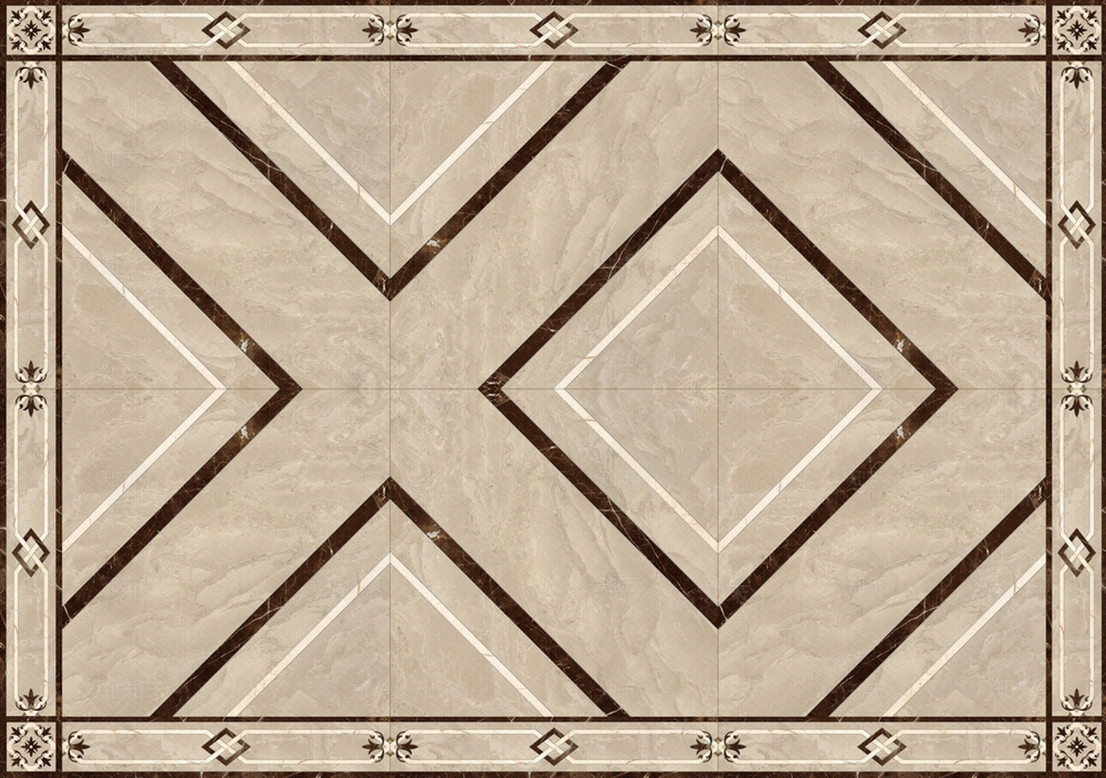 阿曼米黄地面拼花贴图下载【ID:553135105】