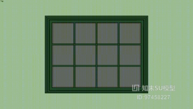 平开窗SU模型下载【ID:918006220】
