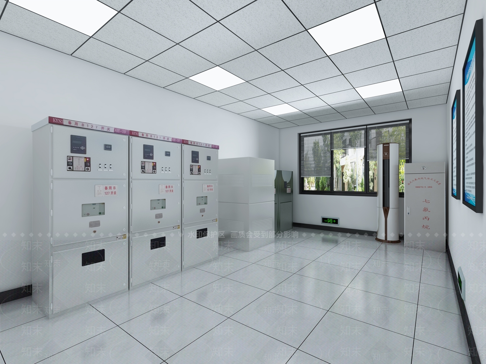 现代公司配电房3D模型下载【ID:253307613】