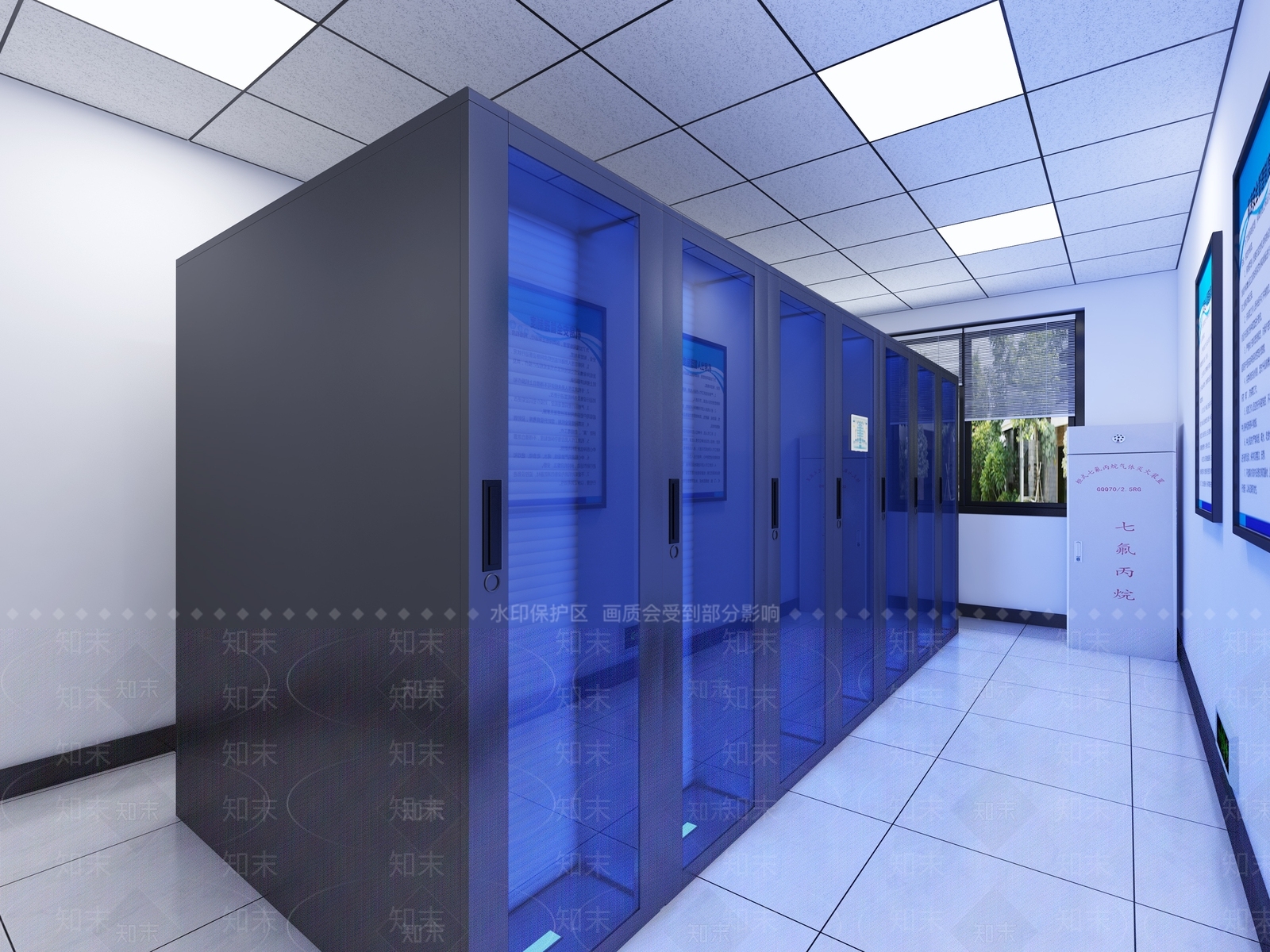现代公司机房配电室3D模型下载【ID:253307644】
