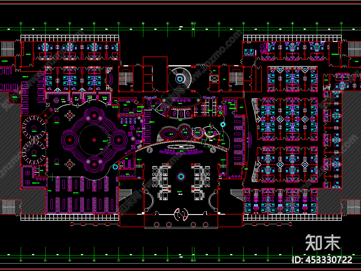 五星级洗浴中心施工图施工图下载【ID:453330722】