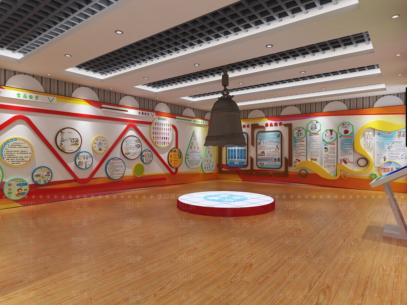 现代青少年法制教育基地3D模型下载【ID:553381045】