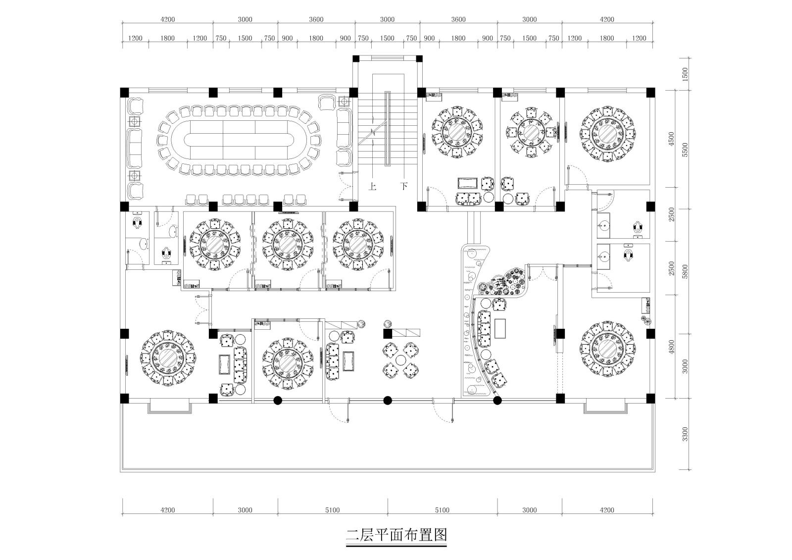 12套咖啡厅cad施工图下载【ID:753435762】