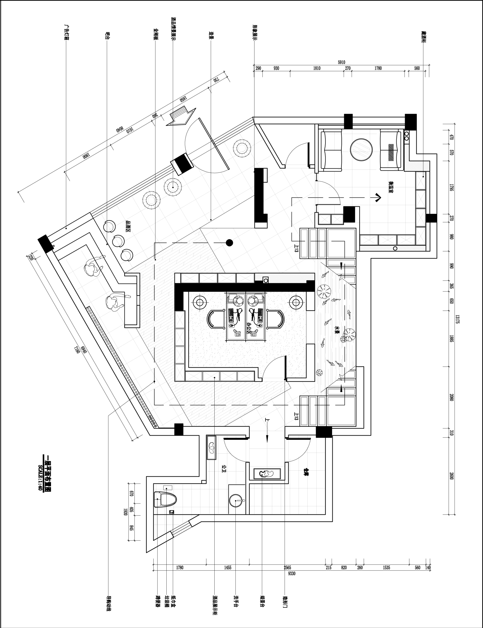 12套会所cad施工图下载【ID:753645364】