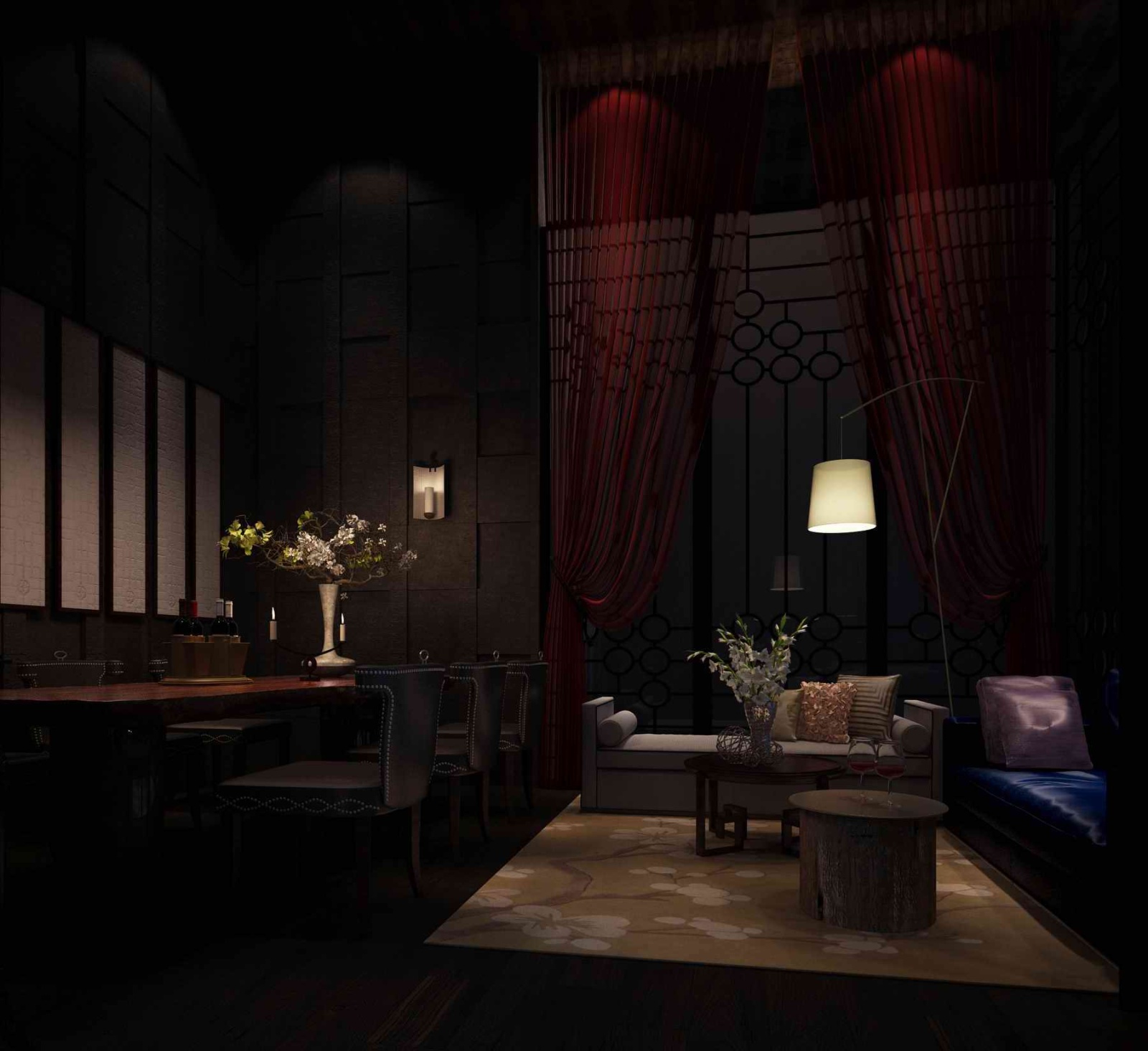 7套会所cad施工图下载【ID:753645373】