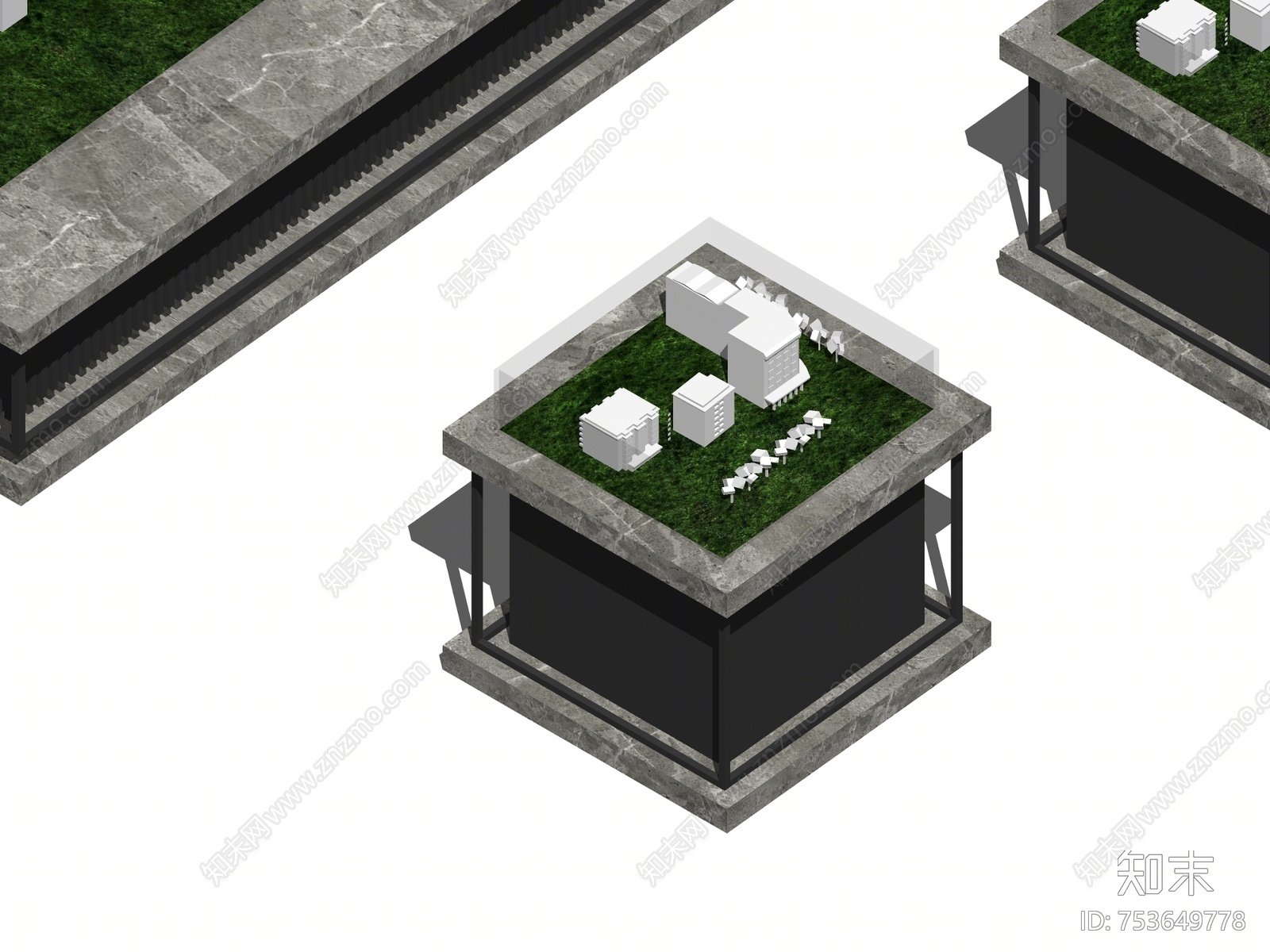 现代风格沙盘SU模型下载【ID:753649778】