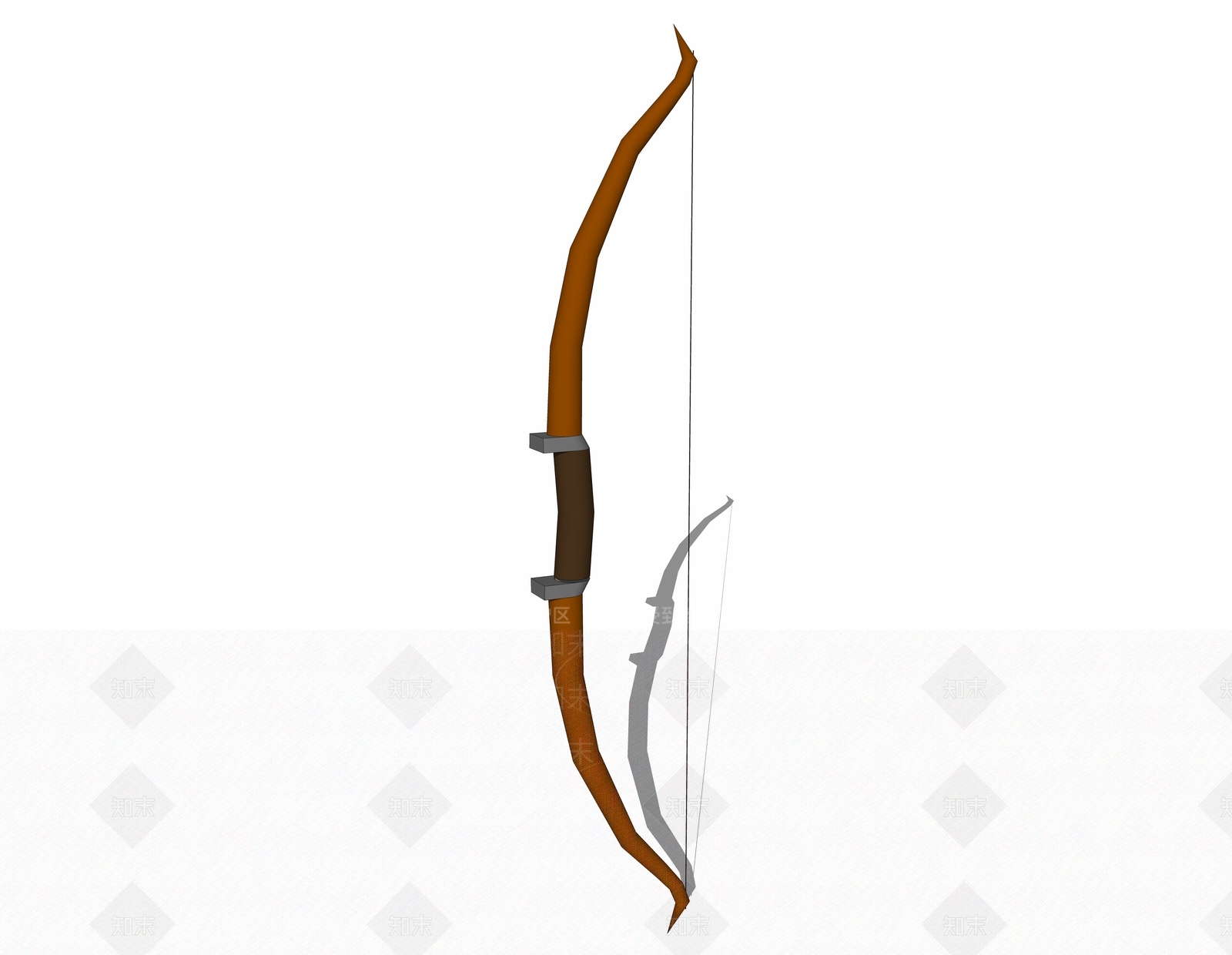 现代风格刀剑SU模型下载【ID:853677888】