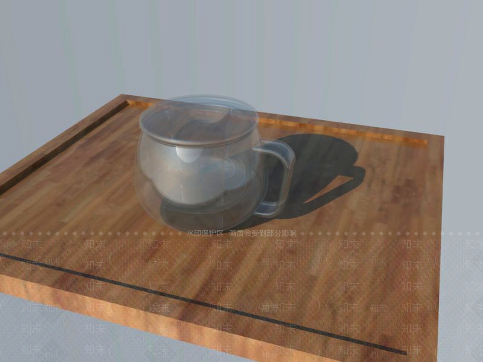 现代风格茶壶茶杯组合SU模型下载【ID:753689895】