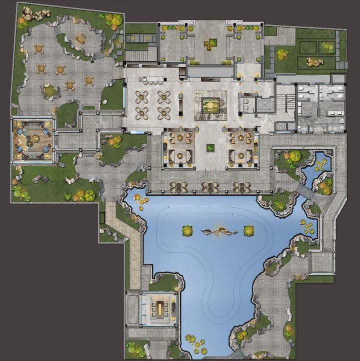 绍兴融创越州府北售楼处cad施工图下载【ID:653722810】