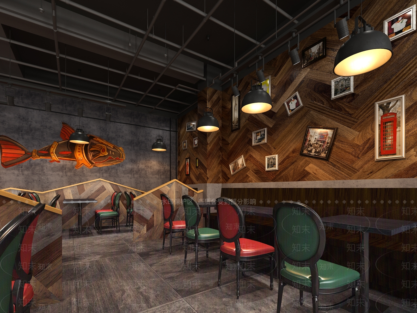 现代烧烤店3D模型下载【ID:753770997】
