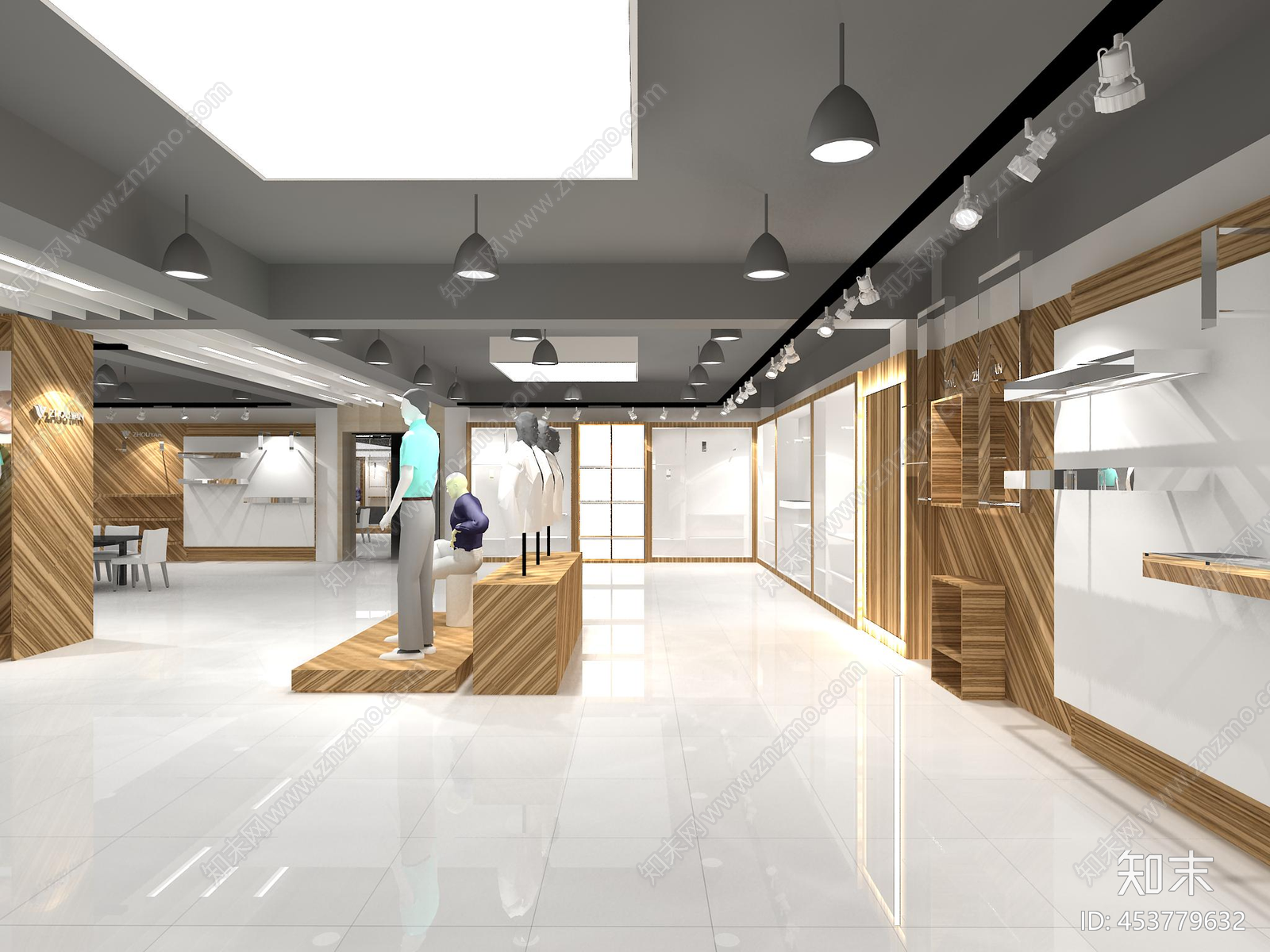 现代5套专卖店施工图下载【ID:453779632】