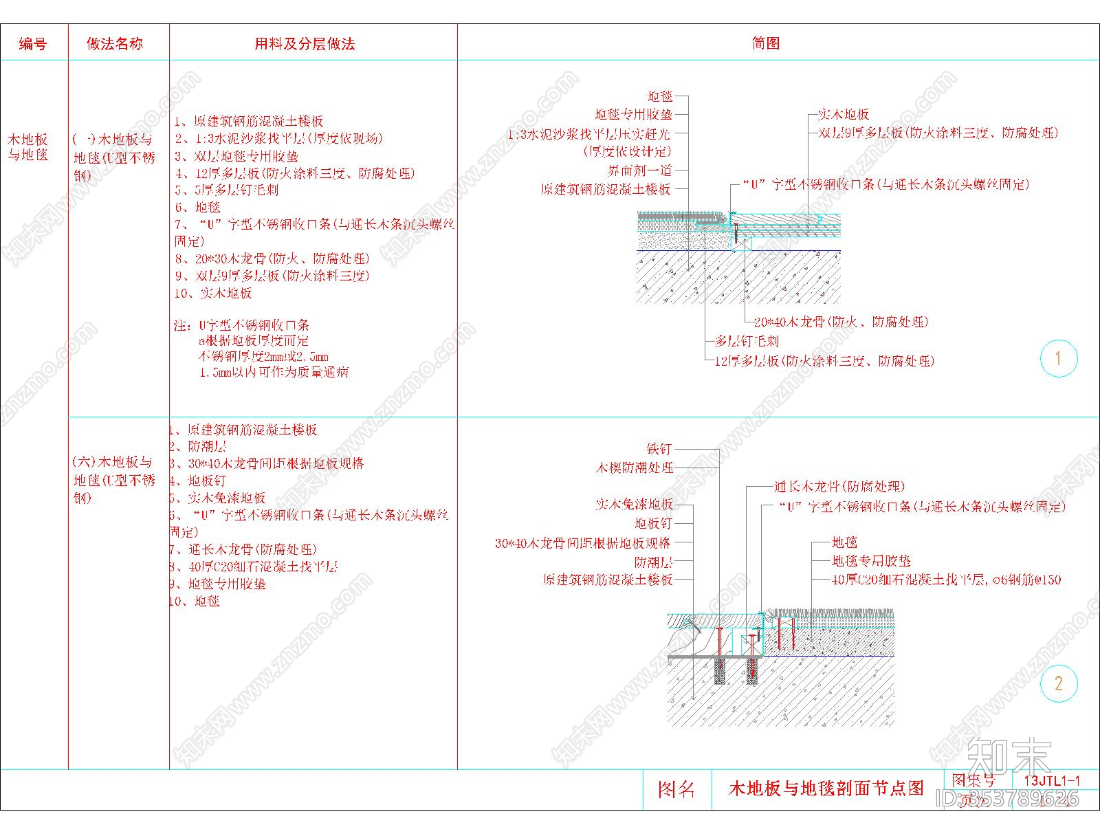 7套地面cad施工图下载【ID:353789626】