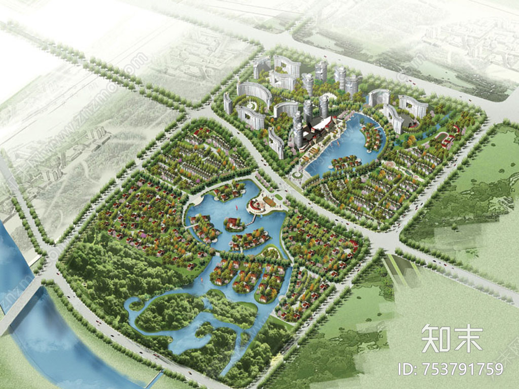 162套小区规划总平面图施工图下载【ID:753791759】