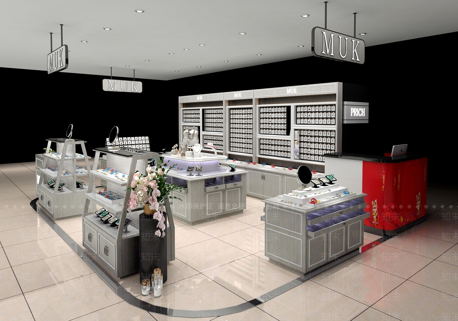 简欧饰品店3D模型下载【ID:653854680】