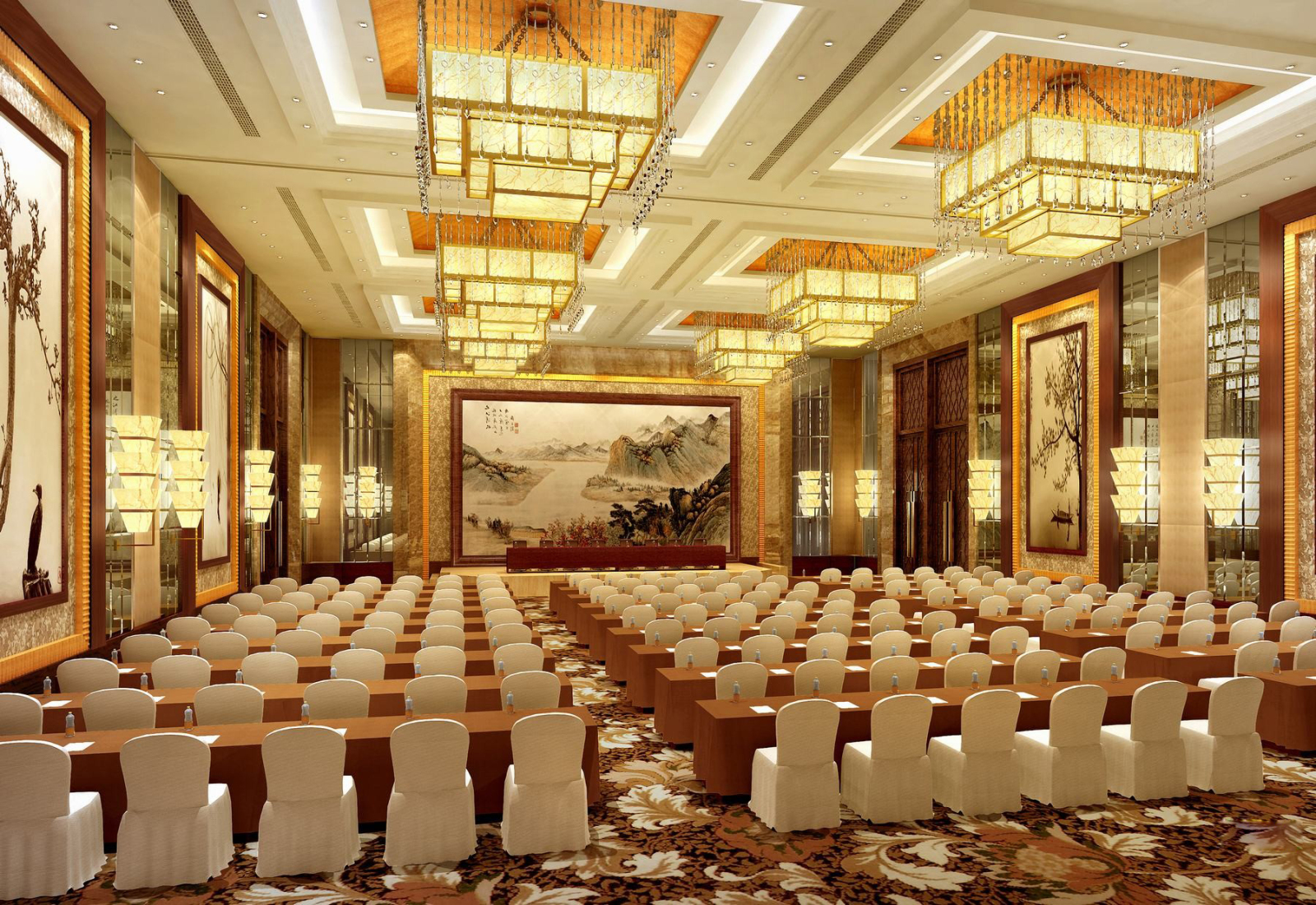大唐宴会CADcad施工图下载【ID:653890741】