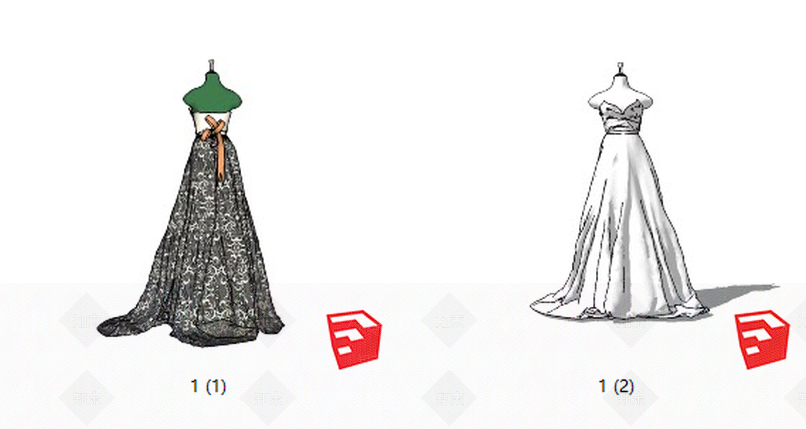 现代风格婚礼婚庆SU模型下载【ID:453904686】
