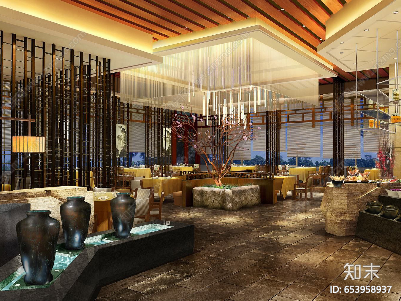 10套办公空间施工图＋效果图＋平面图施工图下载【ID:653958937】