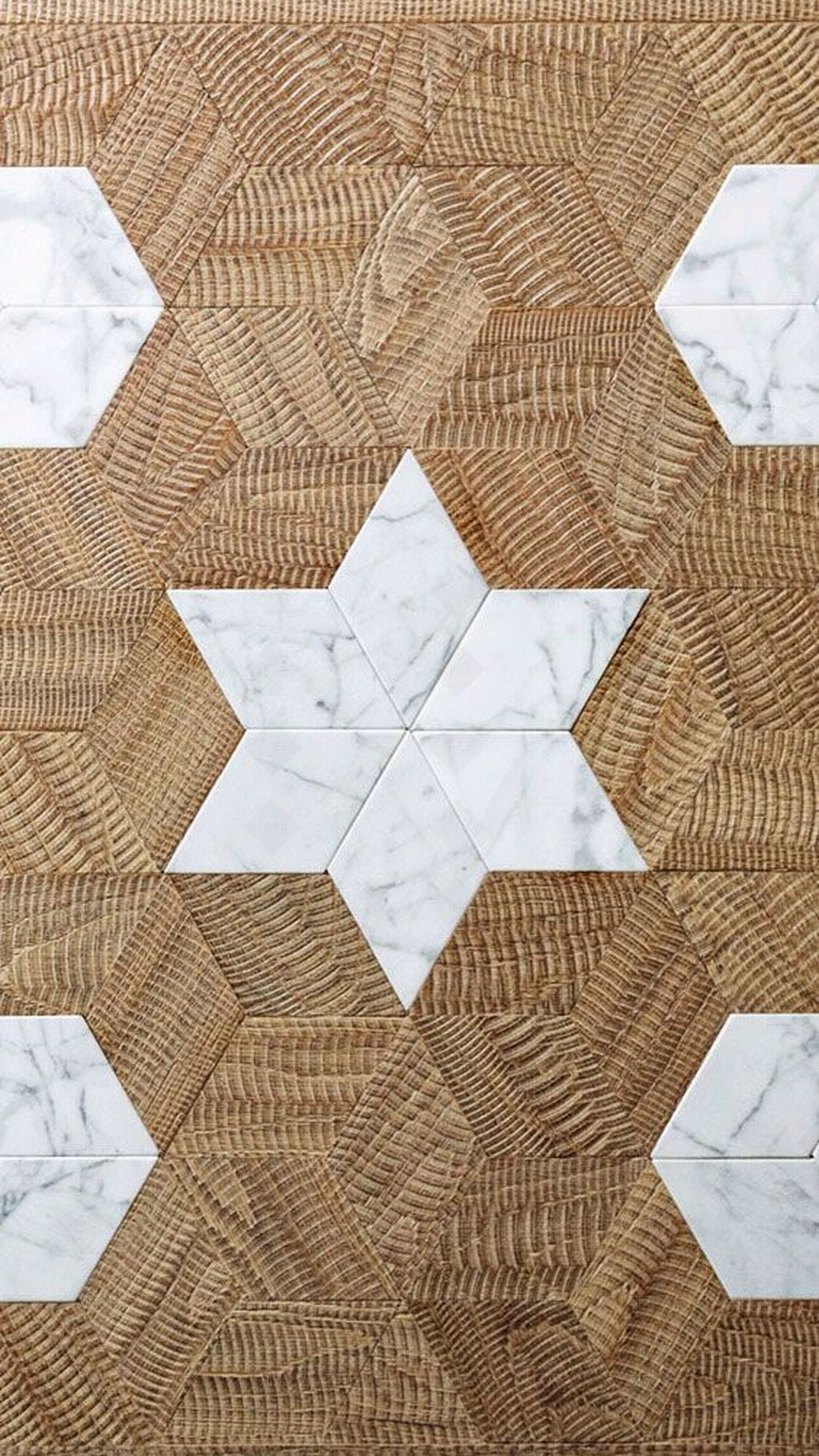 大理石木纹拼花砖贴图下载【ID:753963694】