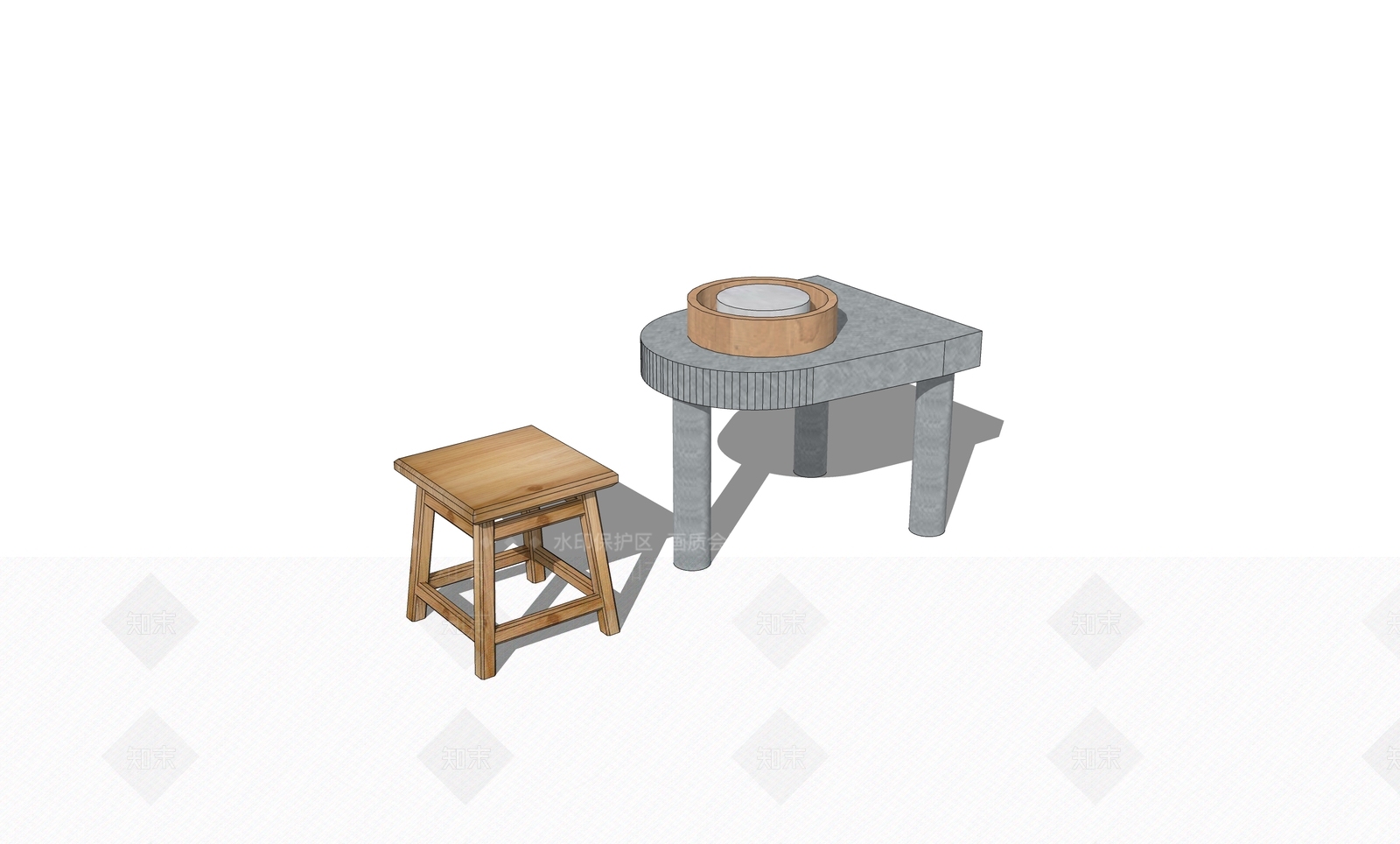 现代风格修理工具SU模型下载【ID:654022838】