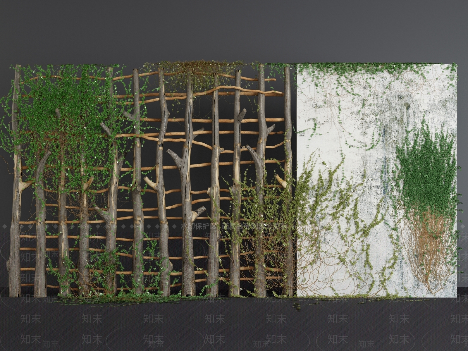 现代风格植物3D模型下载【ID:454058258】