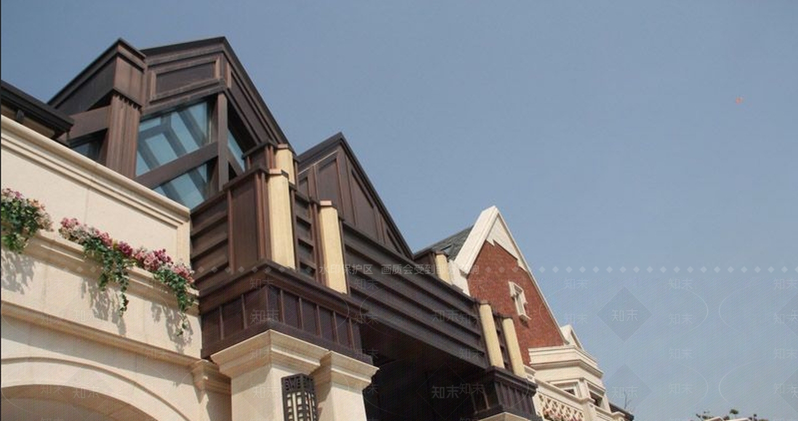 欧式上海新江湾城中建大公馆SU模型下载【ID:554080211】