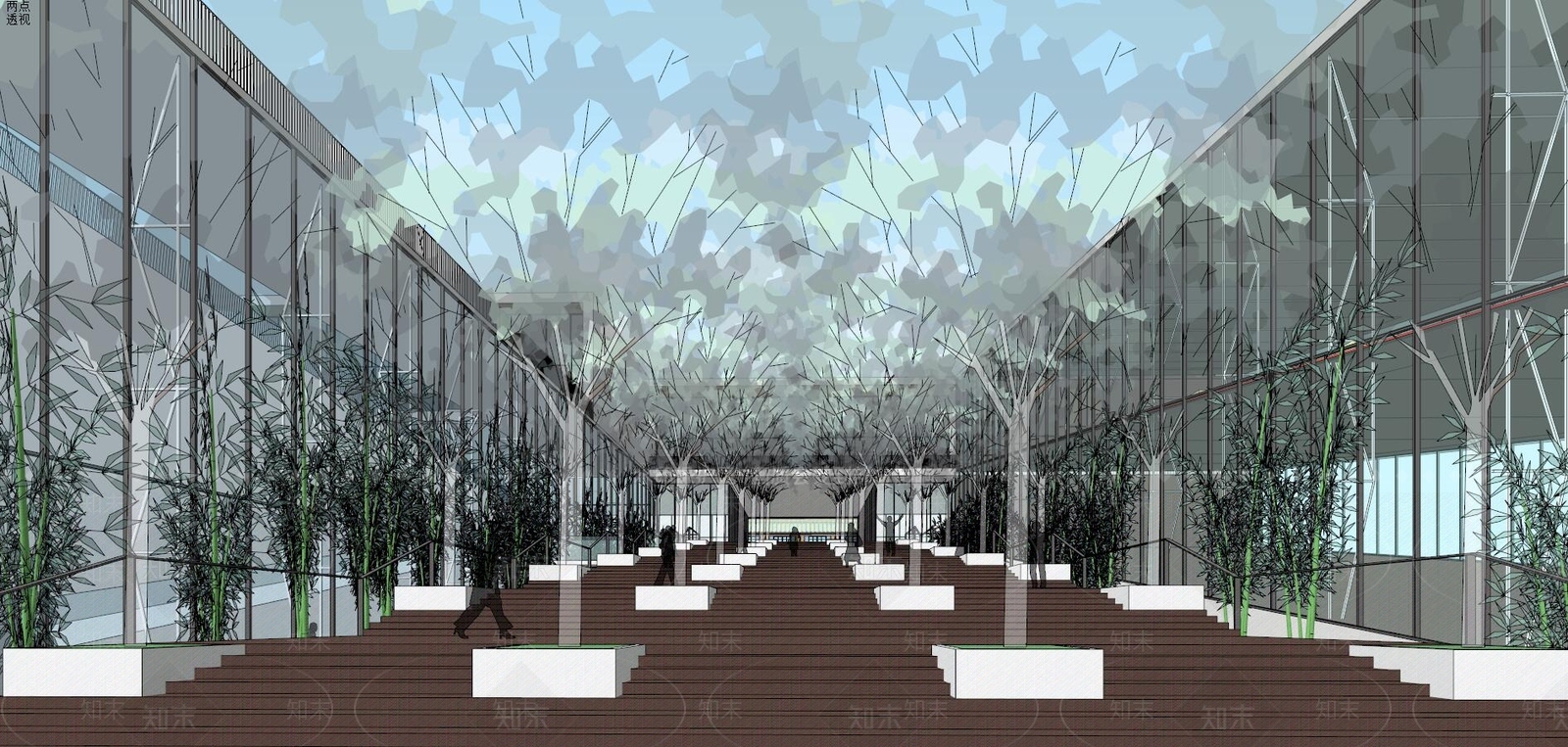 现代宜春学院高安校区SU模型下载【ID:854084304】