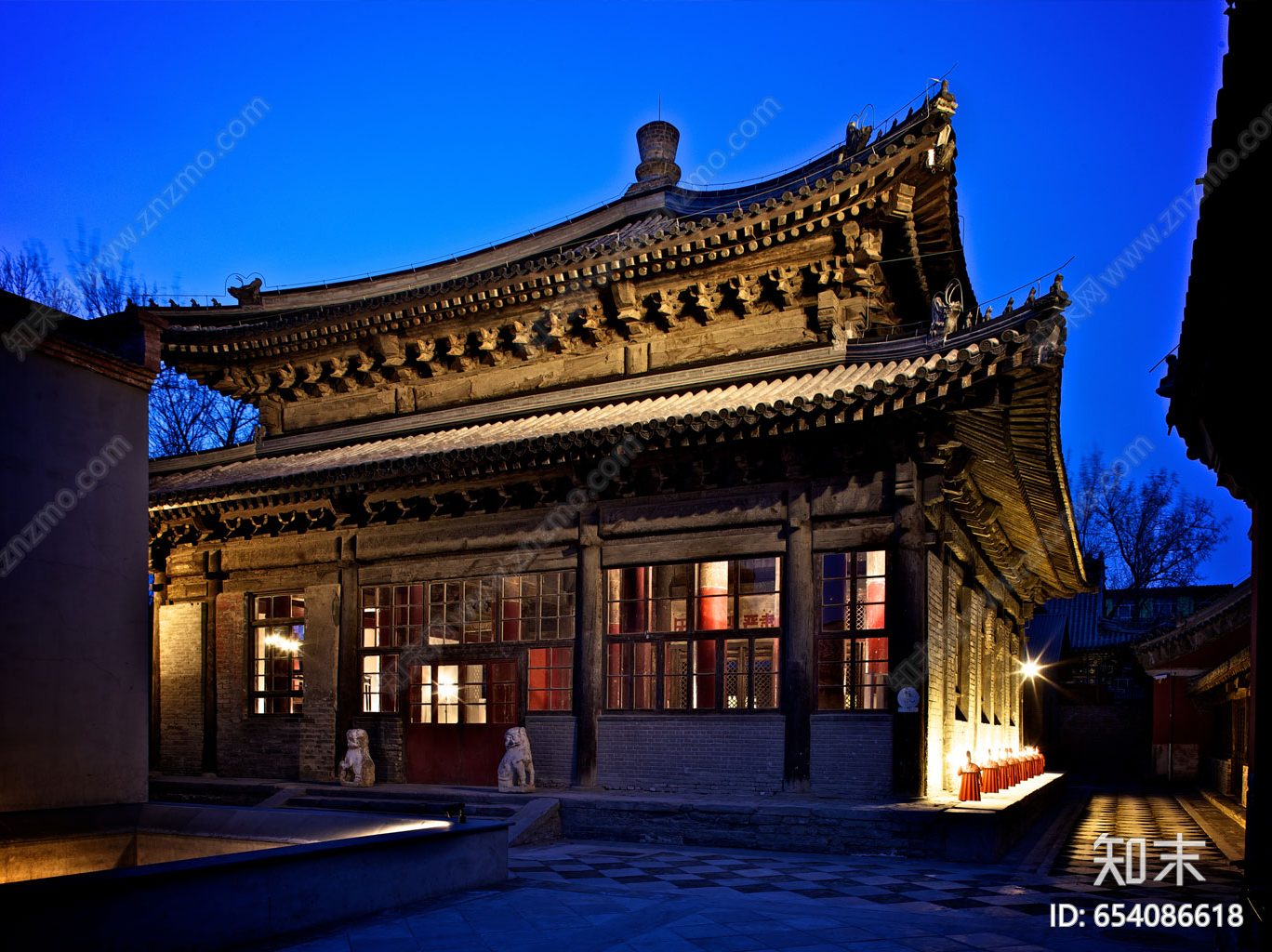 34套民宿＋酒店＋旅馆效果图施工图下载【ID:654086618】