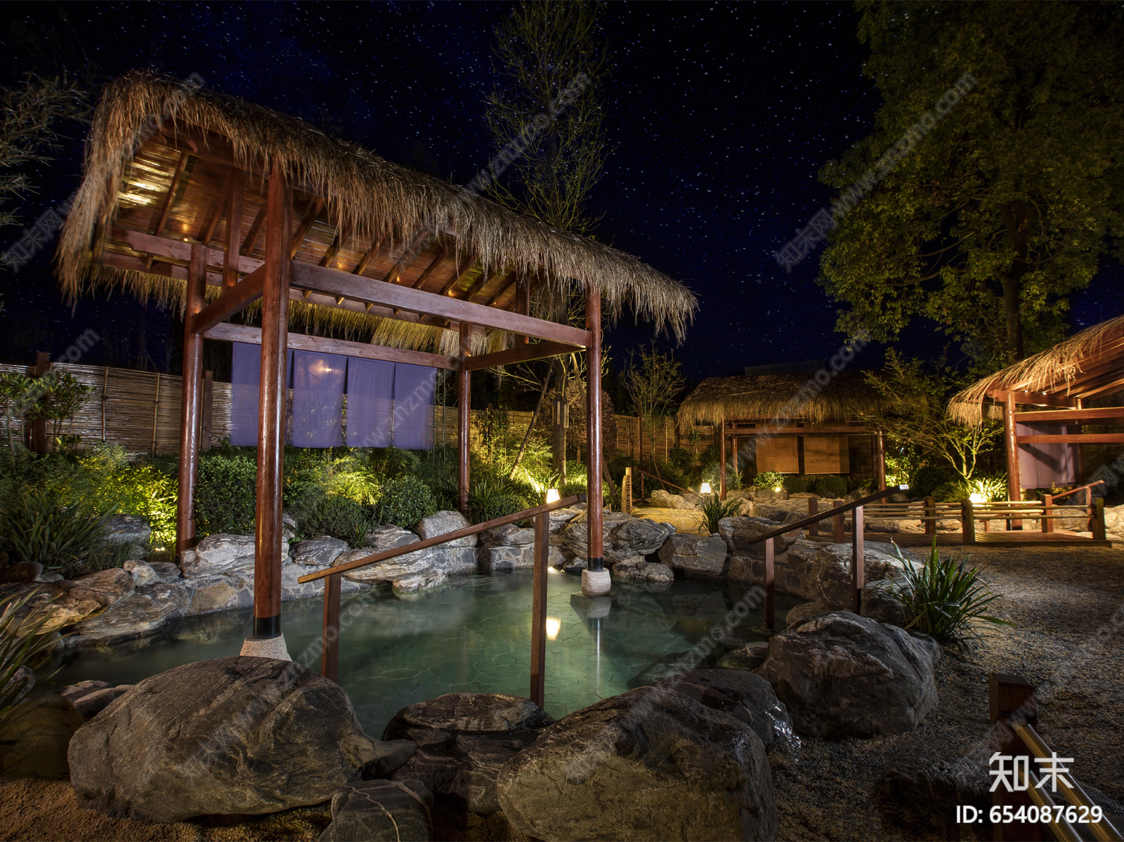 43套民宿＋酒店＋旅馆效果图施工图下载【ID:654087629】