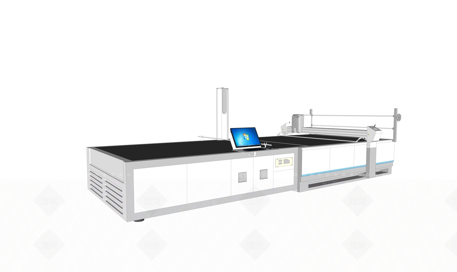 现代缝纫机SU模型下载【ID:954110612】