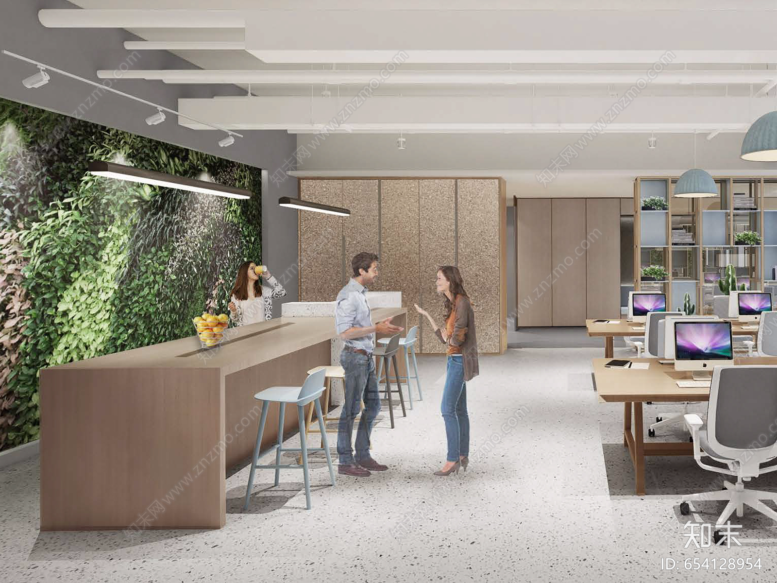 集艾设计-上海万科御河硅谷运营办公室｜设计方案施工图下载【ID:654128954】