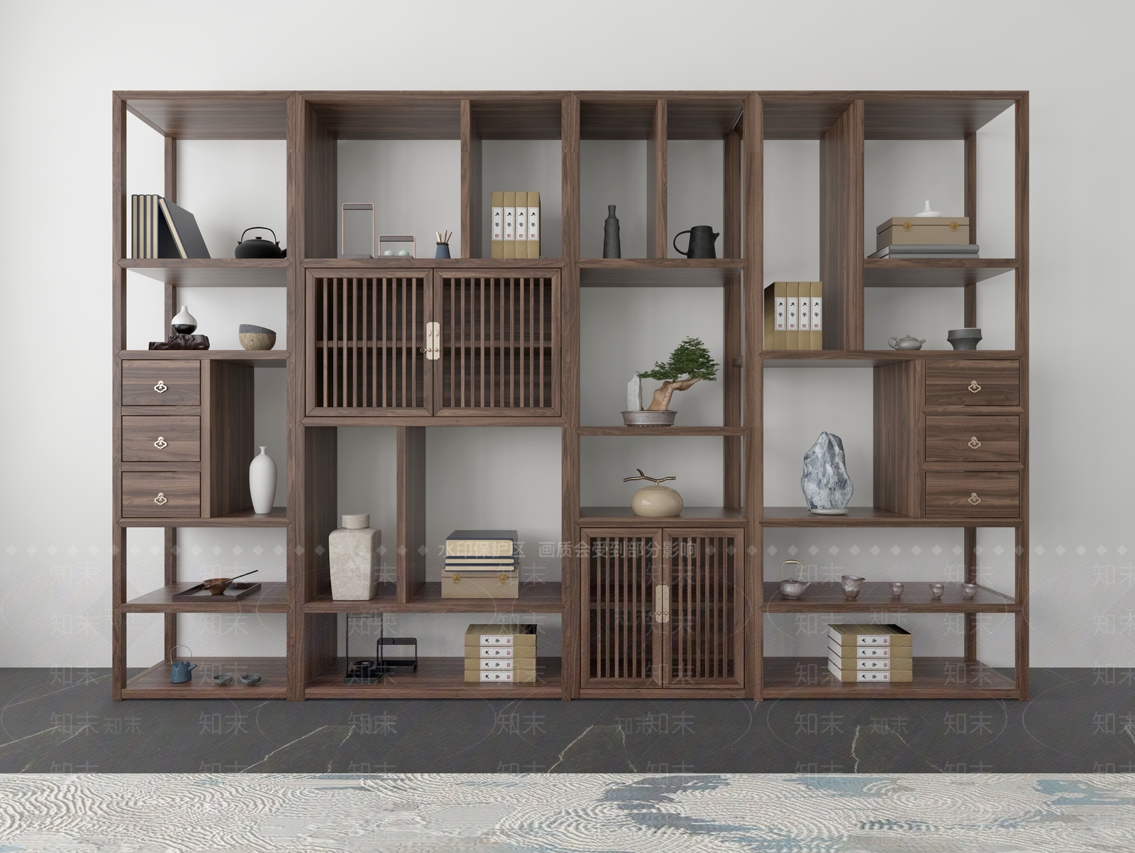 新中式茶具3D模型下载【ID:954163499】