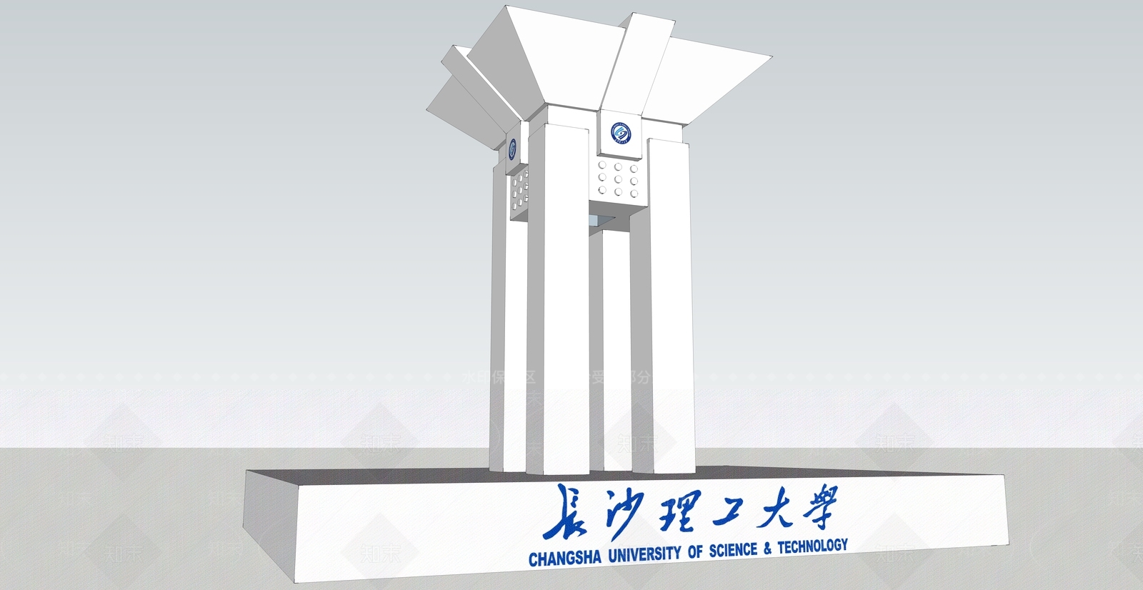 新中式摆件SU模型草图