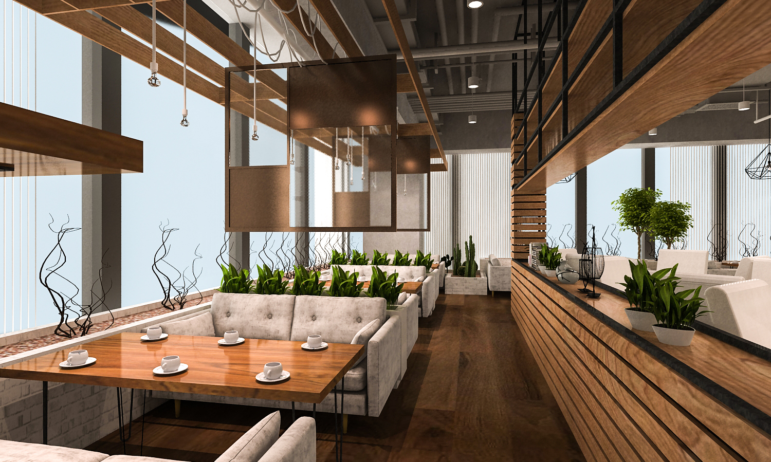 工业风咖啡店cad施工图下载【ID:654182768】