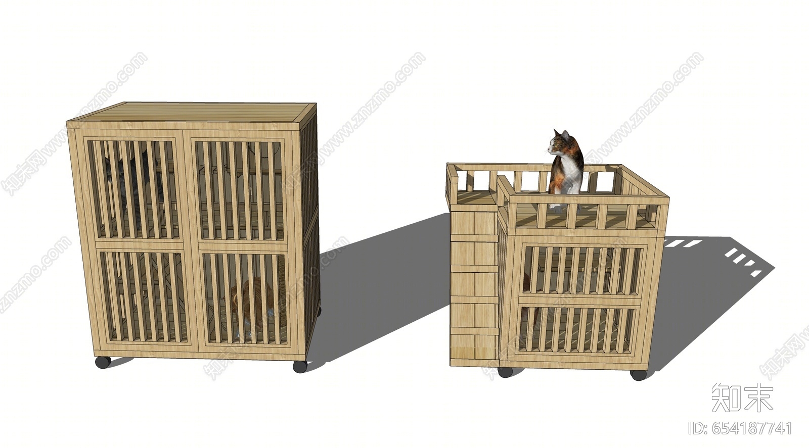 现代风格景观小建筑SU模型下载【ID:654187741】