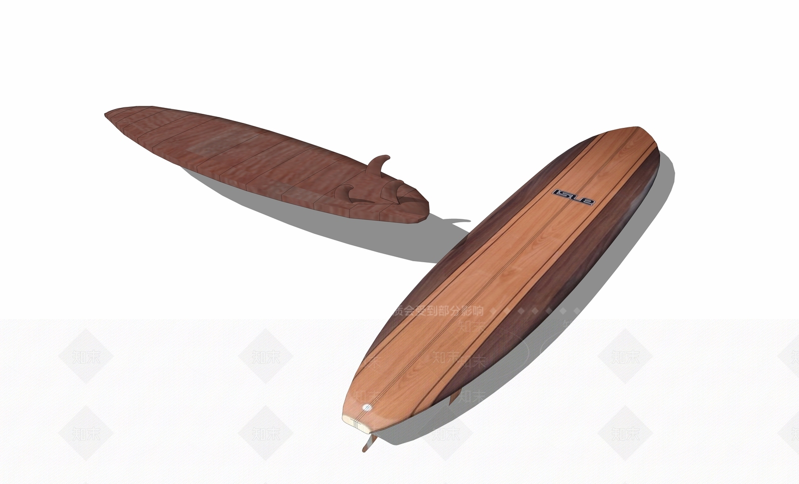 现代风格冲浪板SU模型下载【ID:754236231】