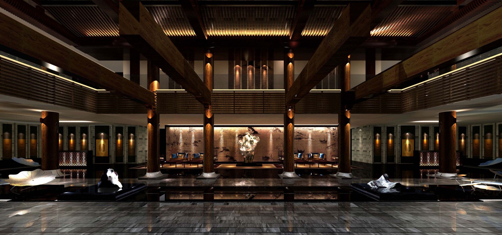 北京燕佳闽商会所cad施工图下载【ID:754247381】