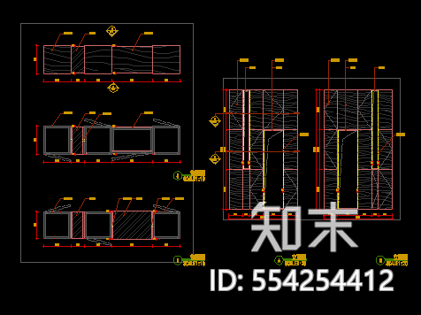 CAD柜子节点cad施工图下载【ID:554254412】