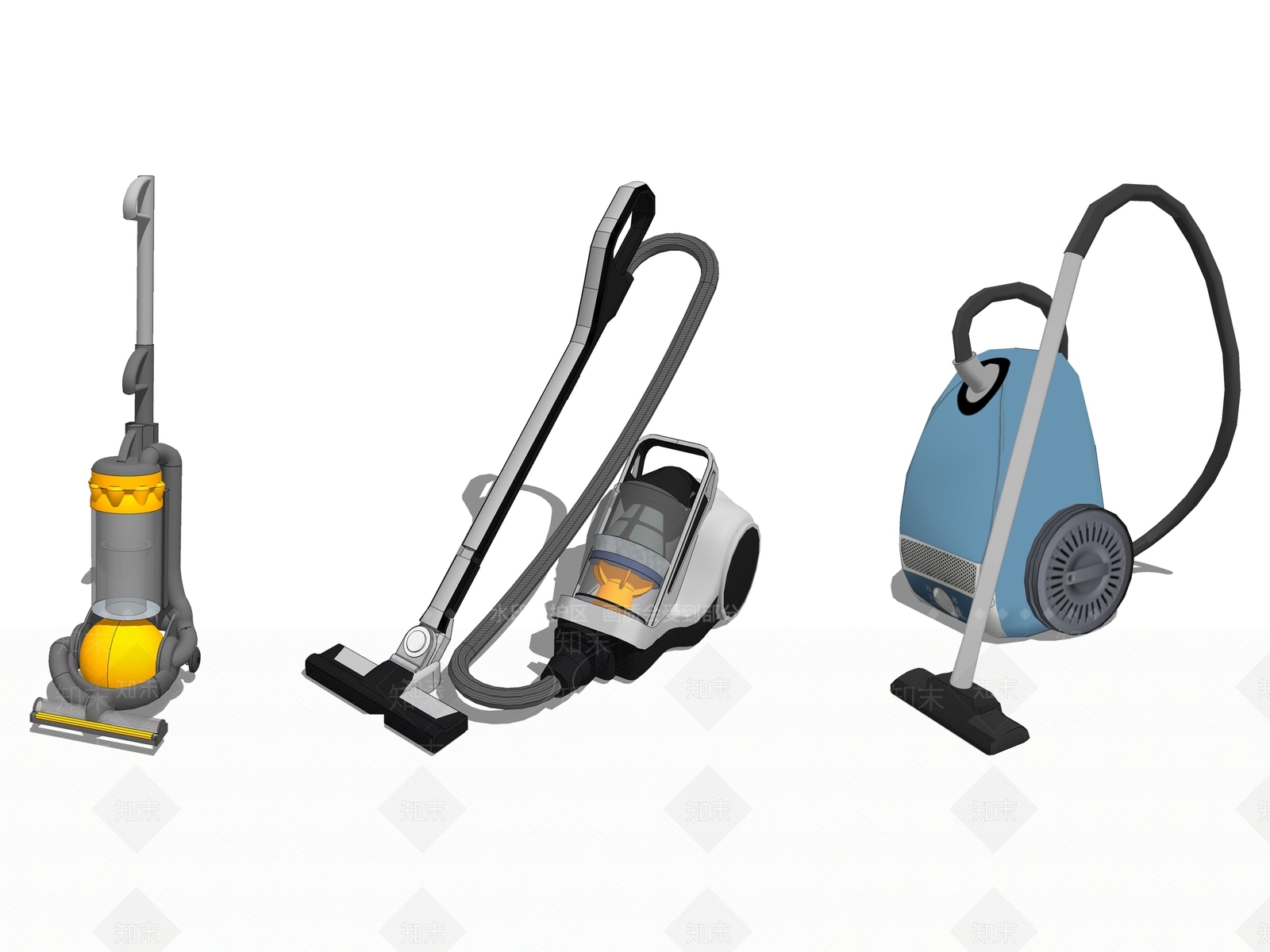 现代风格吸尘器SU模型下载【ID:554267515】